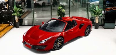 Ferrari 488 Pista Spider 3.9L V8 Twin-Turbocharged Engine