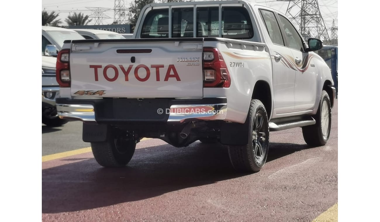 تويوتا هيلوكس 2.7L MODEL 2021 4X4 DVD REAR CAMERA PUSH START  REAR AC WITH COOL BOX RED  IN SIDE EXPORT ONLY