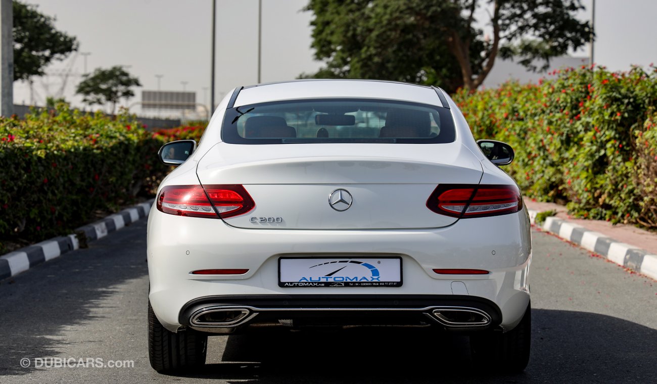 مرسيدس بنز C 200 كوبيه 0km W/3 Yrs or 100K km Warranty @ Official dealer.