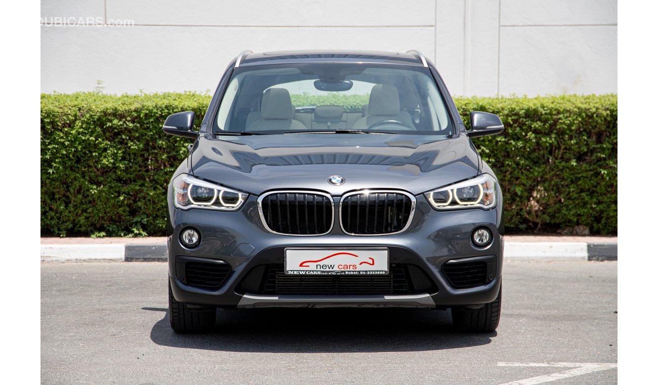 BMW X1 2017 - GCC - 1665 AED/MONTHLY - BMW WARRANTY AND SERVICE TIL 03/2022