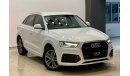 Audi Q3 2016 Audi Q3 35TFSI S-line Quattro, Warranty-Service Contract, GCC