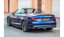 Audi A5 40 TFSI (Convertible) 2018 GCC under Agency Warranty with Zero Down-Payment.