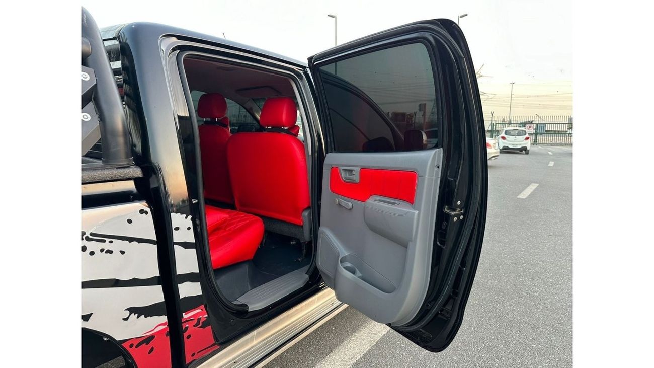 Toyota Hilux DOUBLE CABIN | PREMIUM SPORTS BAR WITH BASKET | 2009 | 2.7L PETROL | LHD | MANUAL | RED INTERIOR