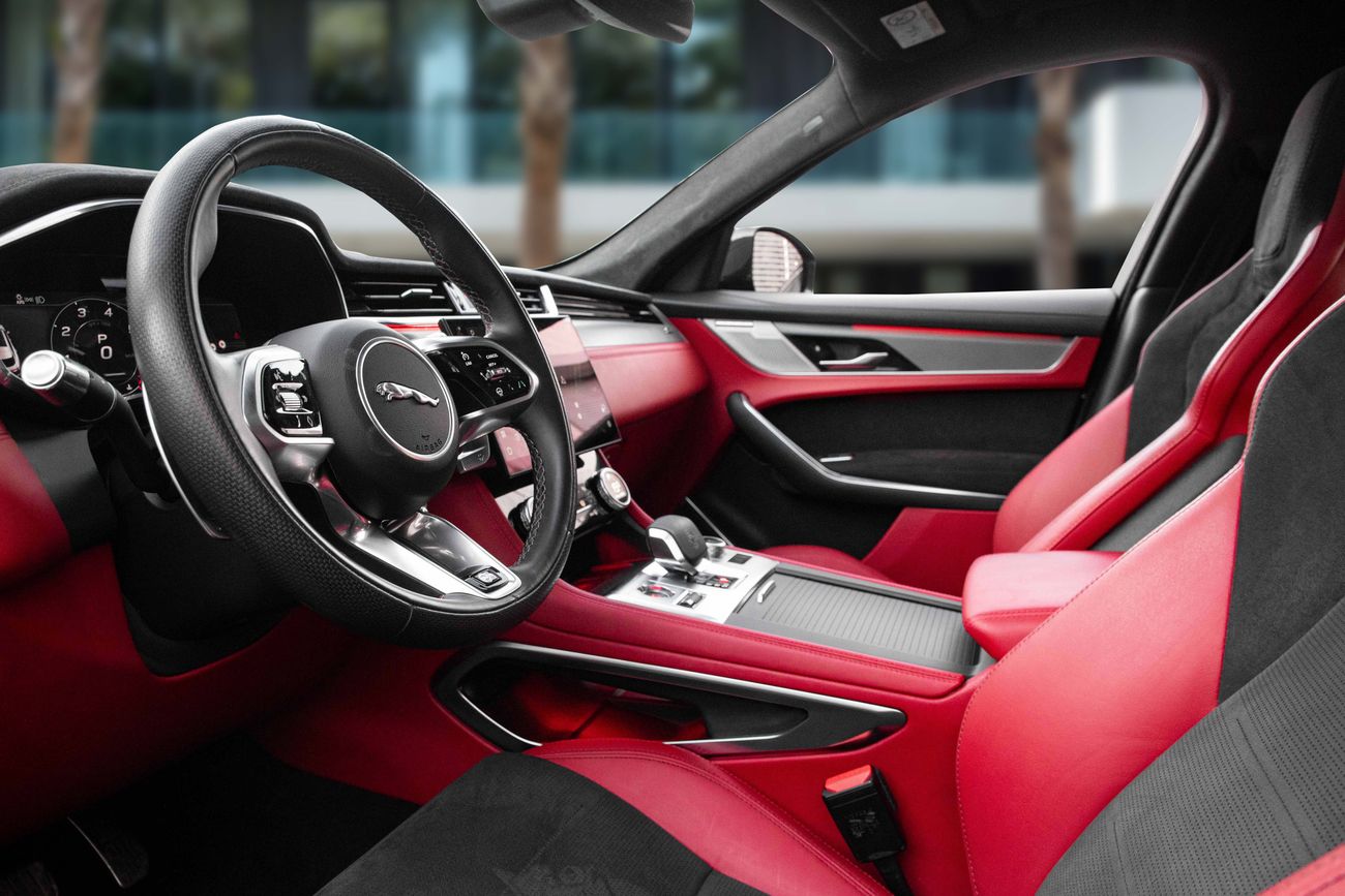 Jaguar F Pace F-Pace SVR | 5,875 P.M | 0% Downpayment | FULL AL TAYER HISTORY! | Ramadan Offer!