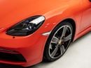 Porsche 718 Cayman S 2.5L A/T 2018 Porsche Cayman S, Porsche Warranty, Full Service History, Lava Orange, Low KMs, GCC