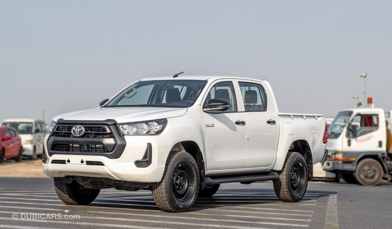 تويوتا هيلوكس (LHD) TOYOTA HILUX DC 2.4D MT 4X4 P.WINDOW MY2023 – WHITE