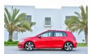 Volkswagen Golf | 2,135 P.M | Under Agency Warranty |  0% Downpayment | Full Option