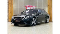 مرسيدس بنز S 63 AMG MERCEDES-BENZ S 63 AMG 4 MATIC 2016 DARKBLUE GCC SPEC with SERVICES HISTORY