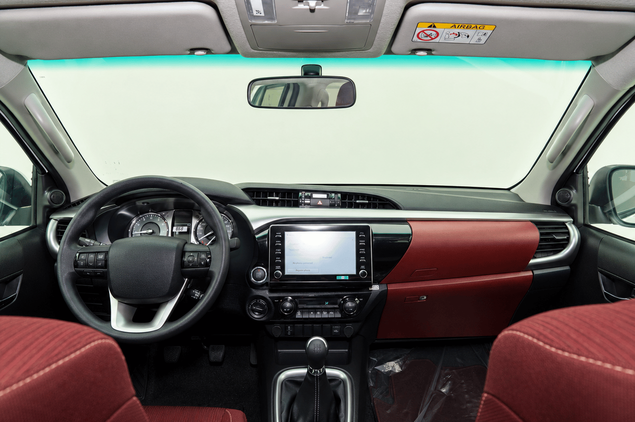 تويوتا هيلوكس ECTAI0016 - Toyota Hilux Double Cab -  2.7L Petrol Manual 4wd -  White - High Options