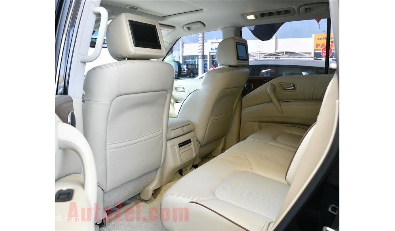 Nissan Patrol 2012 BLACK LEATHER GCC FULL OPTION NO PAIN NO ACCIDENT PERFECT