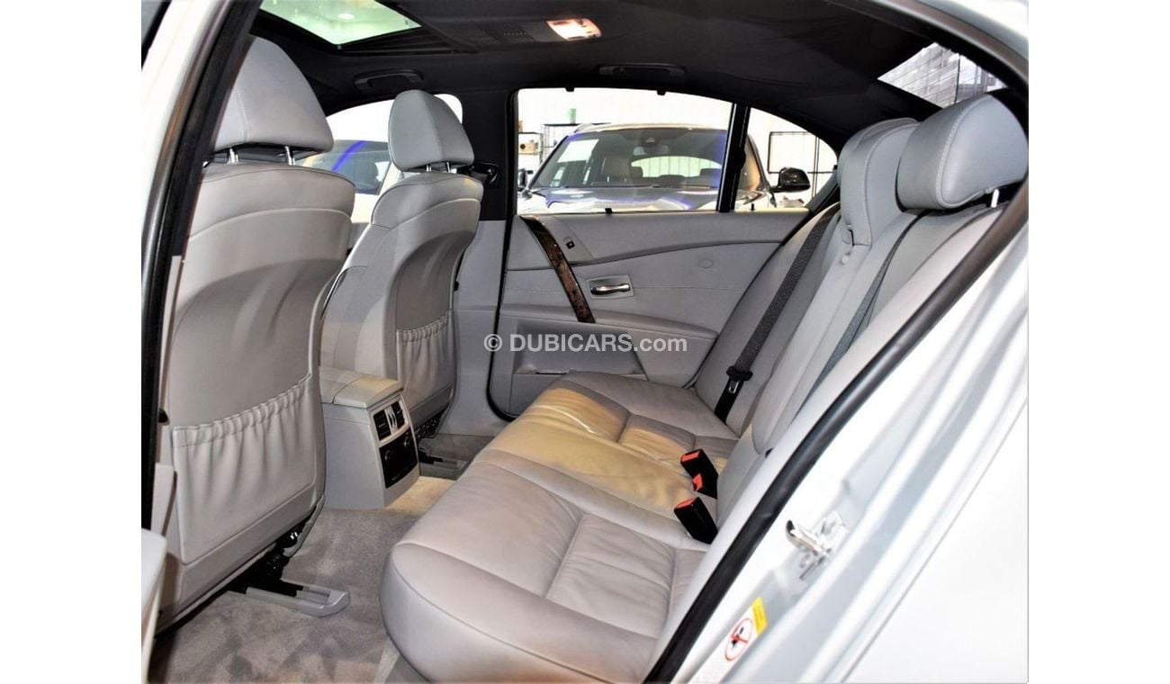 BMW 540i AMAZING BMW 540i ( 550i Emblem ) 2006 Model!! in Silver Color! GCC Specs