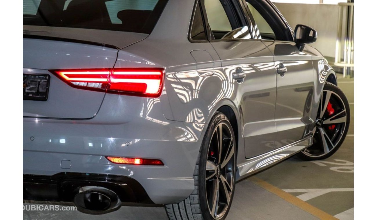 أودي RS3 Audi RS3 (NARDO GREY) 2018 GCC under Agency Warranty with Zero Down-Payment.