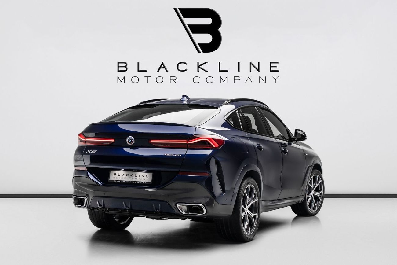 BMW X6 40i M Sport 3.0L 2023 BMW X6 xDrive40i, 2027 BMW Warranty + 2032 BMW Service Contract, Low KMs, GCC