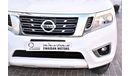 Nissan Navara AED 1174 PM | 0% DP | 2.5L 2WD GCC WARRANTY