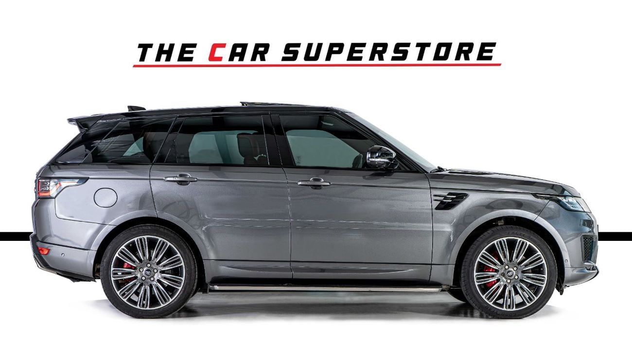 Land Rover Range Rover Sport GCC-22 Inch Rims-Black Contracting Roof-Red Interior