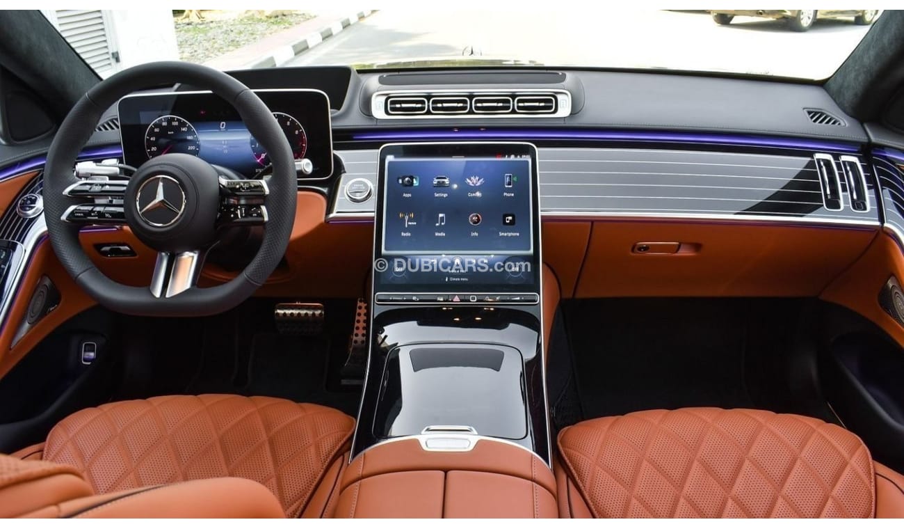 مرسيدس بنز S 580 Mercedes Benz S 580 Emerald green | 4Matic V8 | HUD | Pilot Seats Fully Loaded REAR AXLE STEERING |