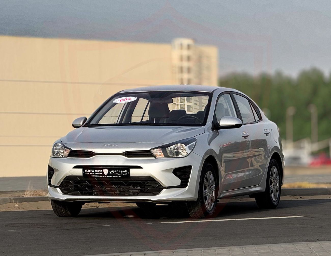 Kia Rio EX 1.4L (107 HP) Sedan Kia Rio 1.4L 2022 GCC accident free in excellent condition 581 P.M