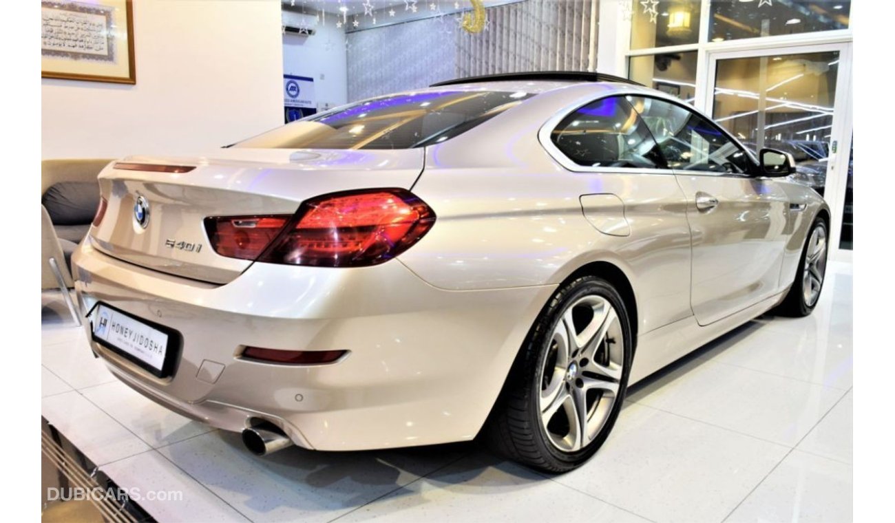 بي أم دبليو 640 AMAZING BMW 640i 2013 Model in Gold Color GCC Specs