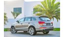 Audi Q7 S Line | AED 1,547 Per Month | 0% DP | Immaculate Condition