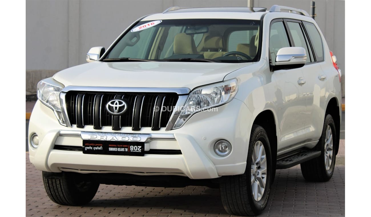 تويوتا برادو تويوتا برادو 2016 خليجي رقم 1 فل أوبشن 6 سلندر بدون حوادث نظيفه جدا من الداخل والخارج