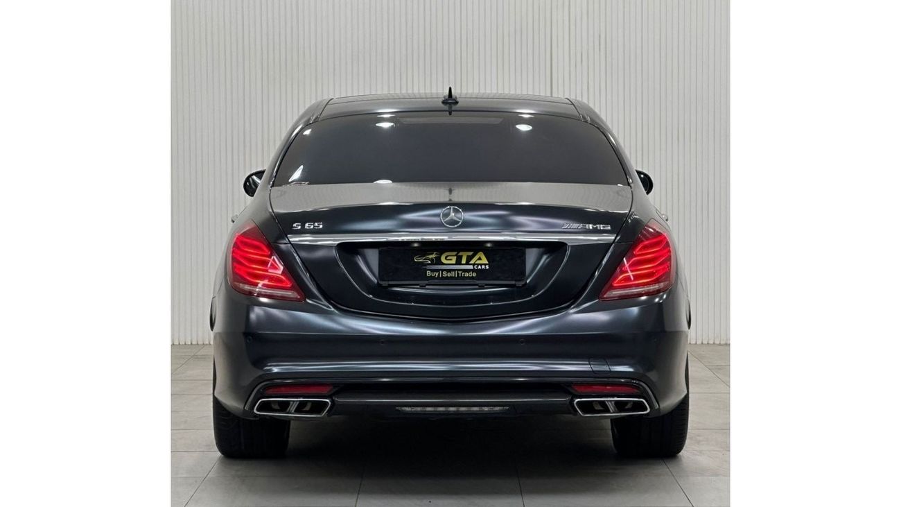 Mercedes-Benz S 65 AMG Std 2015 Mercedes Benz S65 AMG, Service History, Full Options, Very Low Kms, GCC