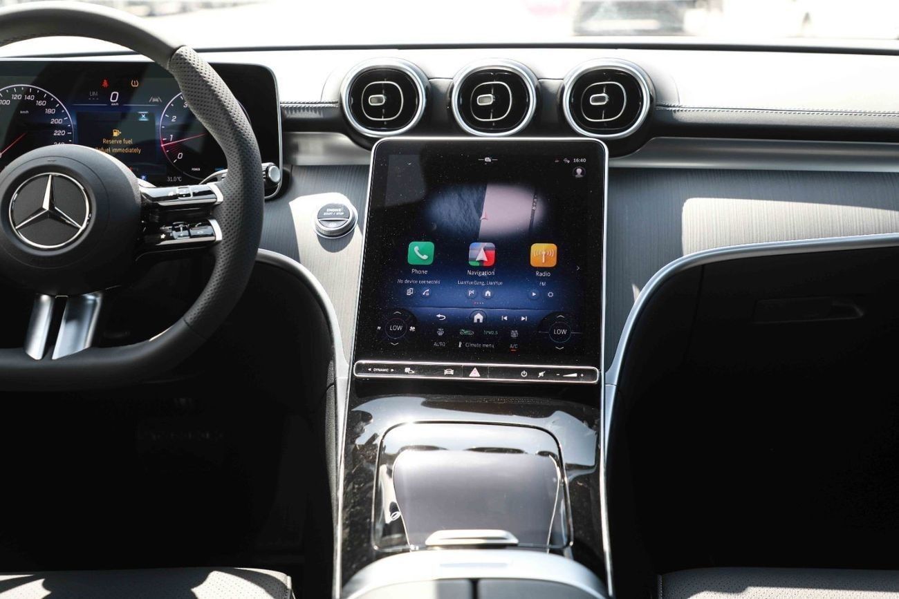 مرسيدس بنز C 200 2025 MERCEDES BENZ C200 L SPORT 1.5 Hybrid - WHITE inside BLACK | Export Only