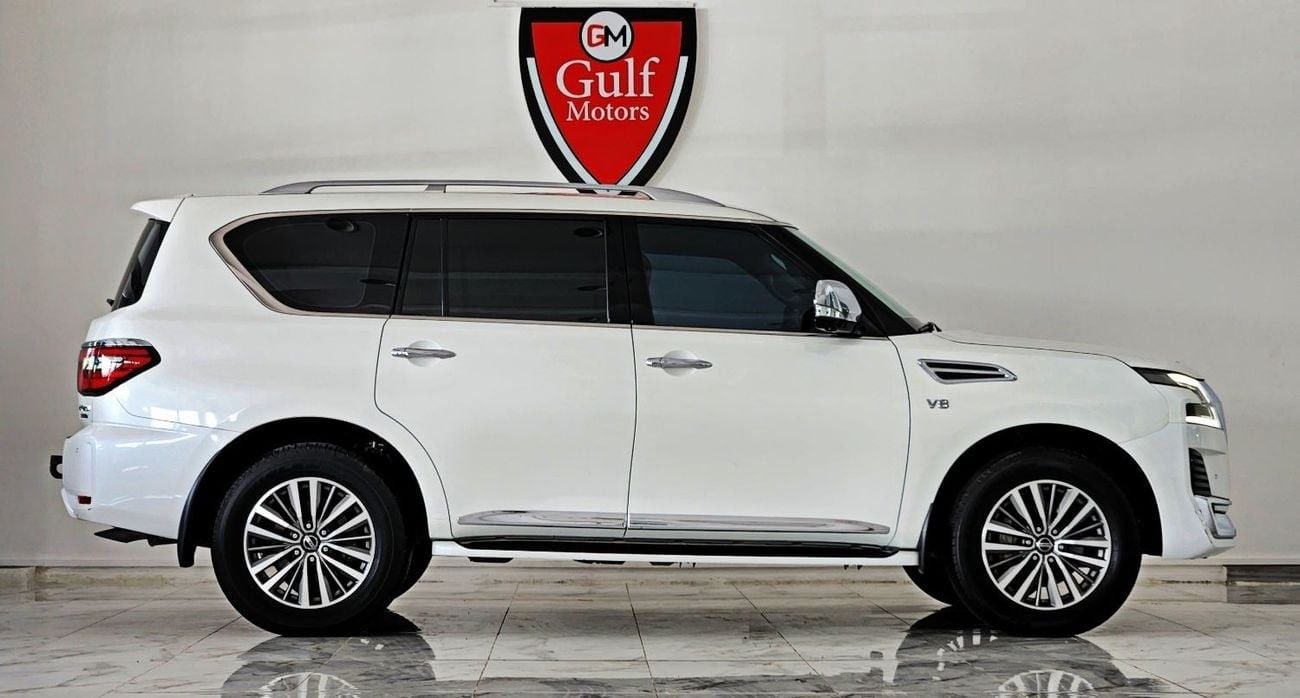 Nissan Patrol LE PLATINUM V8 5.6L-8CYL RADAR FULL OPTION - ORIGINAL PAINT - GCC SPECIFICATION