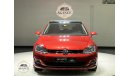 Volkswagen Golf TSI, Low Mileage, Warranty, Service History, GCC