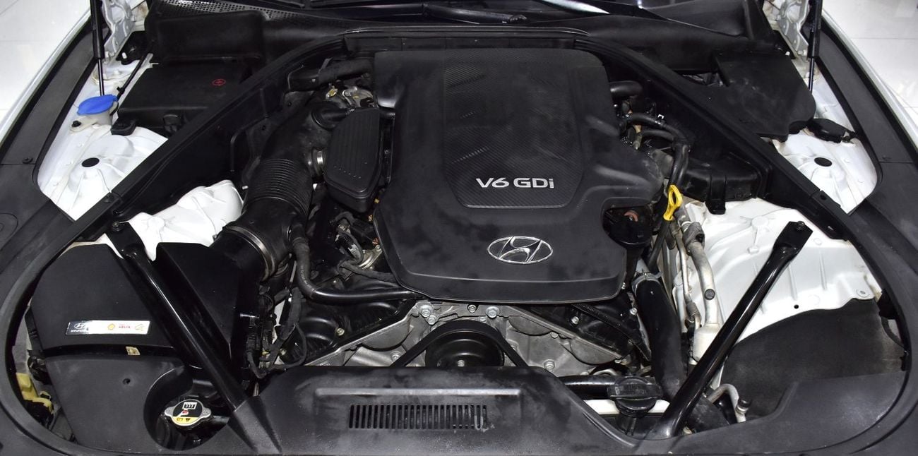 Hyundai Genesis PLATINUM EXCELLENT DEAL for our Hyundai Genesis 3.8 ( 2016 Model ) in White Color GCC Specs