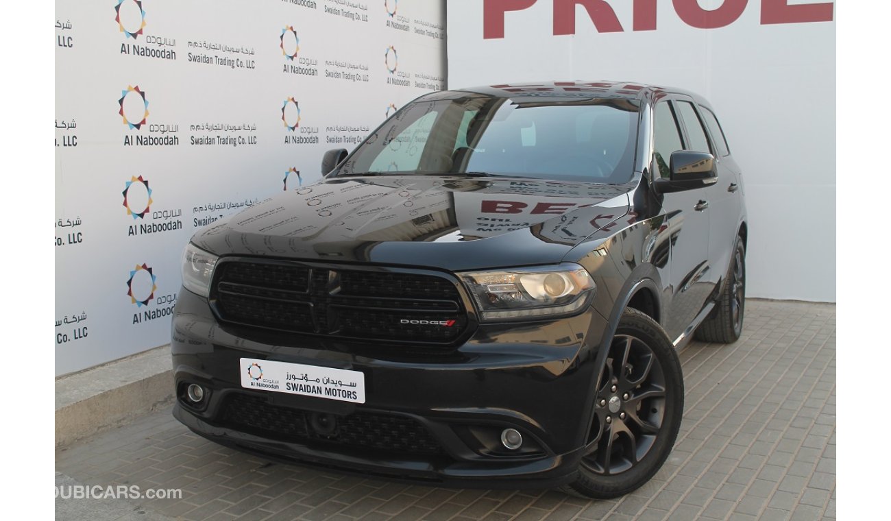 Dodge Durango 5.7L V8 R/T AWD 2016 MODEL GCC SPECS DEALER WARRANTY