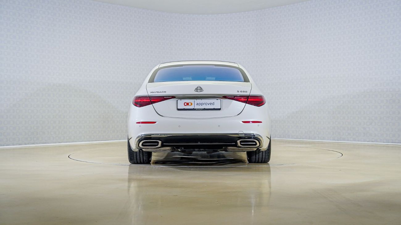 مرسيدس مايباخ S680 مايباخ S680 Maybach| AED 11,220 PM | Warranty January 2027 | GCC