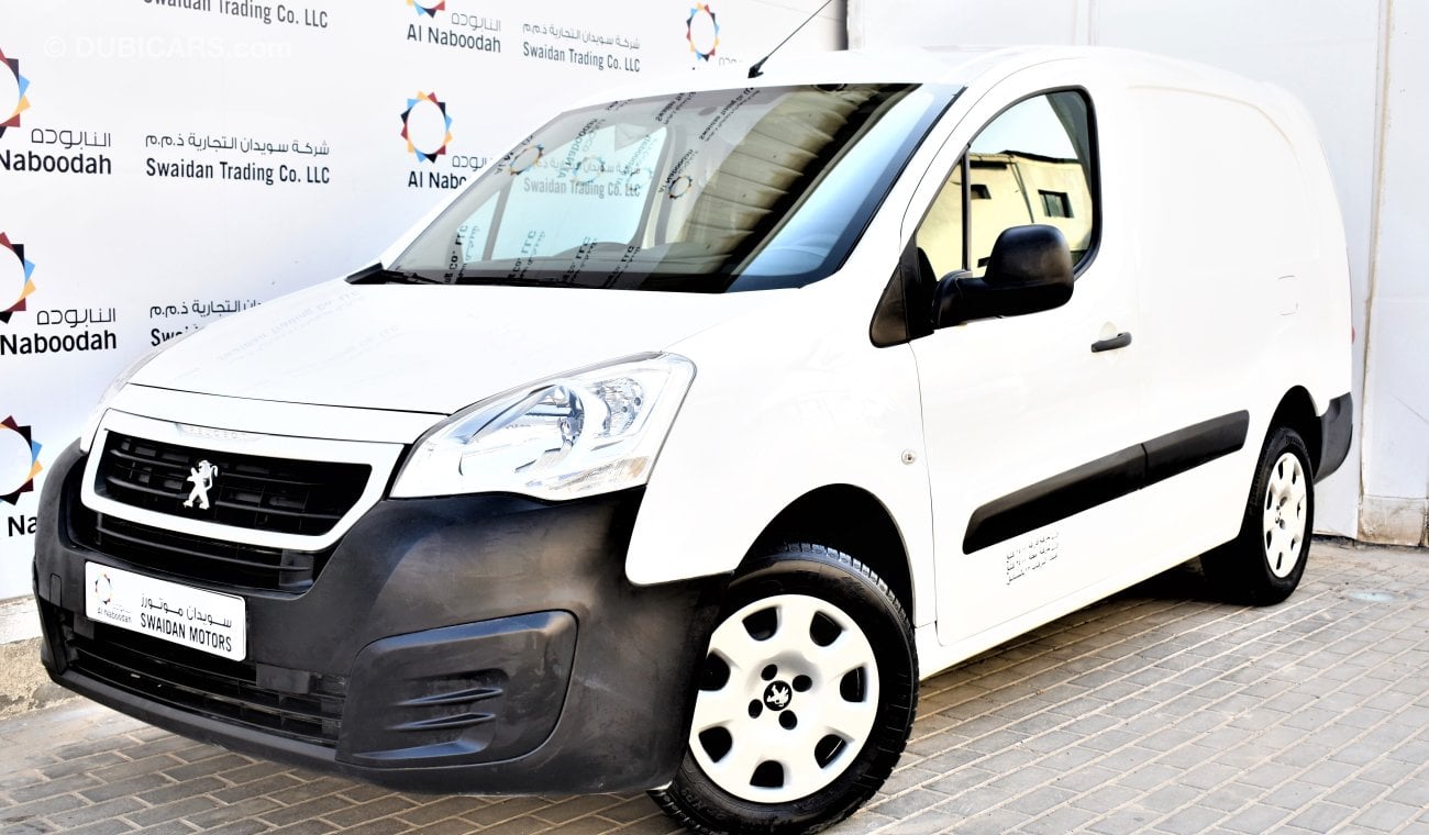 Peugeot Partner 1.6L VAN LONG BODY MANUAL 2019 GCC UNDER AGENCY WARRANTY UP TO 2023 OR 200,000 KM