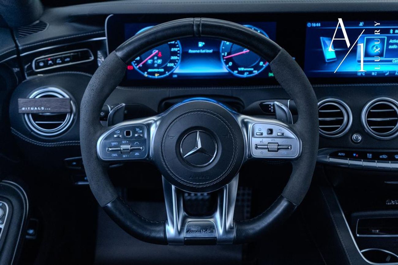 مرسيدس بنز S 63 AMG كوبيه AMG 4MATIC+ 2019 Mercedes Benz S63, Warranty, Full Mercedes Service History, Fully Loaded, Low Kms