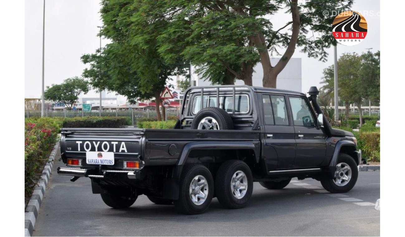 تويوتا لاند كروزر بيك آب 6X6 OEM APPEARANCE WITH EXTENDED OE REAR BIN  V8 4.5L TURBO DIESEL  MANUAL TRANSMISSION