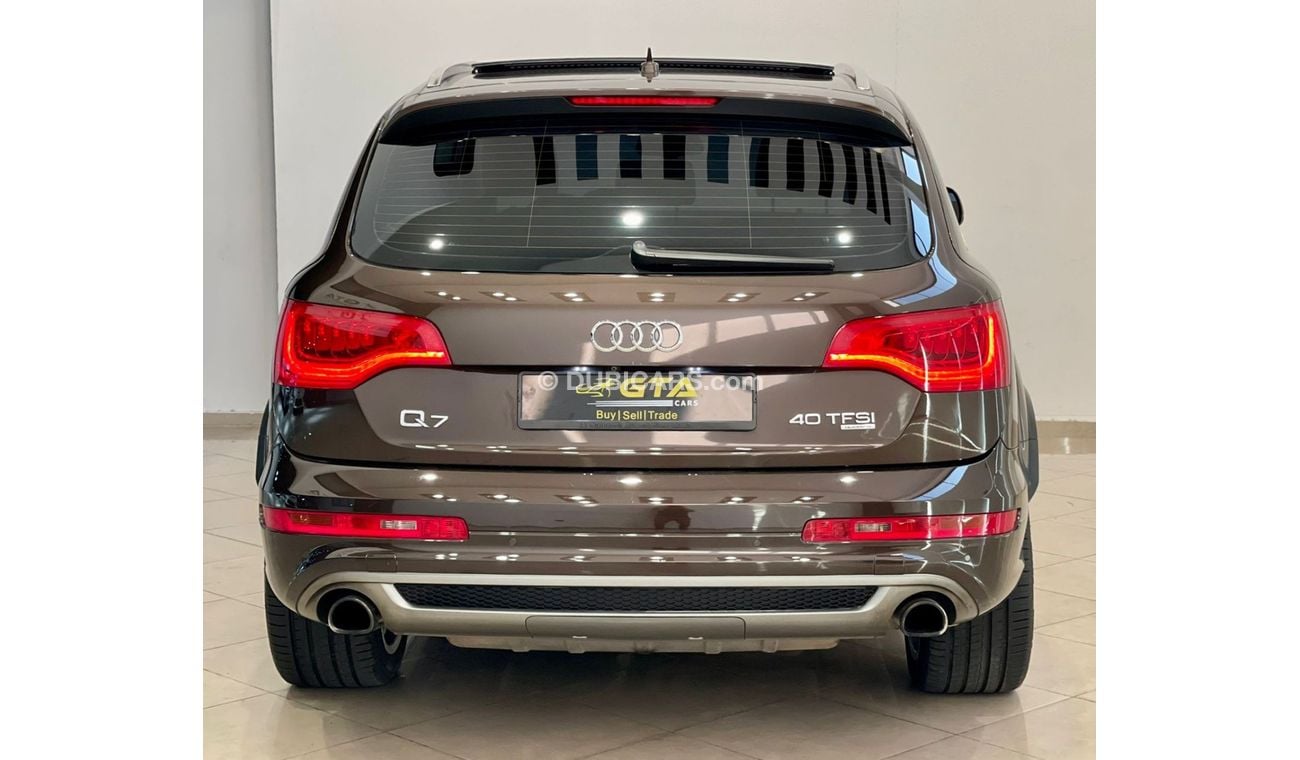 Audi Q7 2015 Audi Q7 40TFSI Quattro Supercharged, Service History, Warranty, GCC