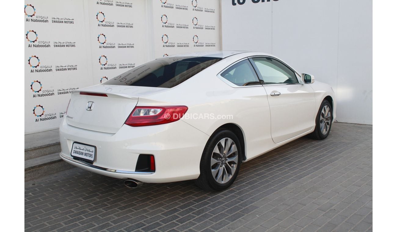 هوندا أكورد كوبيه 2.4L 2014 MODEL UNDER WARRANTY 09/09/2019/UNLIMITED