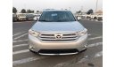 Toyota Highlander fresh and imported and very clean inside out and ready to drive