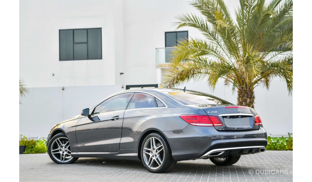 Mercedes-Benz E 250 AMG - Coupe -Full Agency History - AED 2,330 Per Month - 0% DP