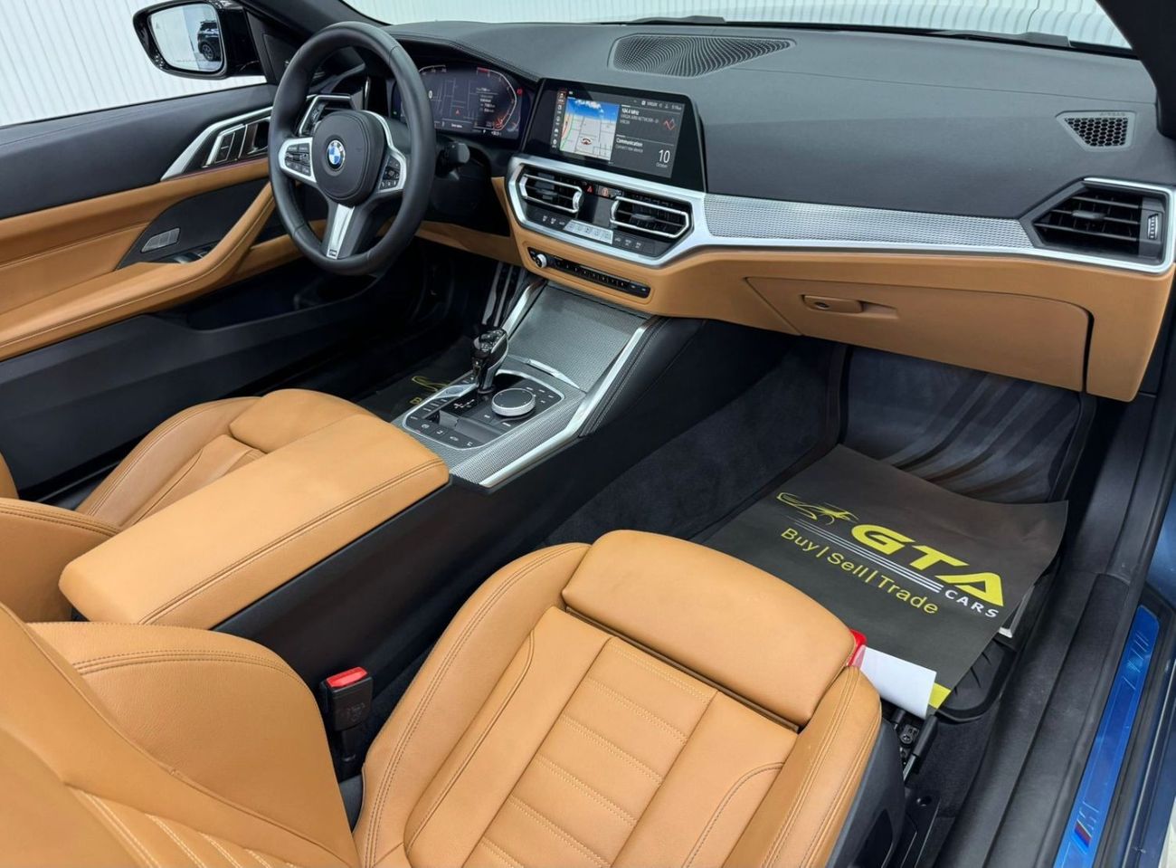 بي أم دبليو 430i M سبورت Pro 2021 BMW 430i M-Sport Convertible, June 2026 BMW Warranty + Service Pack, Very Low Kms,