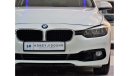 بي أم دبليو 318i BMW 318i 2016 Model!! in White Color! GCC Specs