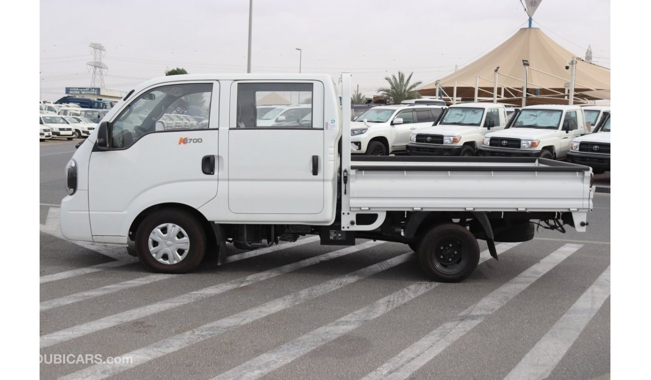 كيا K2700 BONGO 2.7L,DIESEL, DOUBLE CABIN, WHITE COLOR, MONITOR, 4 DOORS ,MODEL 2024 FOR EXPORT