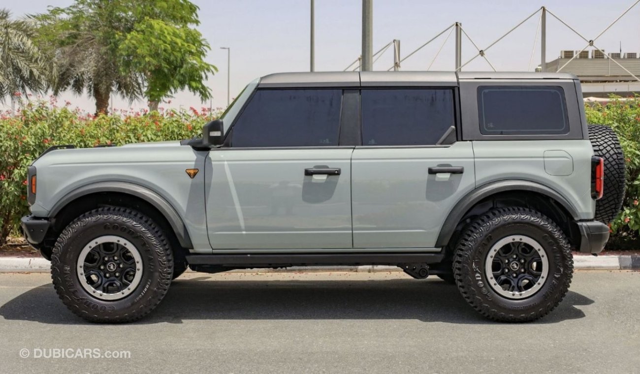 فورد برونكو Badlands 2.3L 4-I 4X4 , GCC 2022 , With 5 Years or 100K Km Warranty & Service