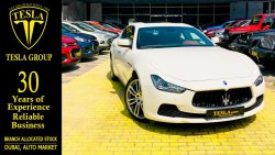 Maserati Ghibli // LOW MILEAGE!! // S / 410hp / GCC / 2015 / WARRANTY UNLIMITED MILEAGE!!! / 2,545 DHS MONTHLY!
