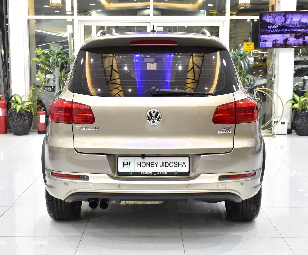 Volkswagen Tiguan EXCELLENT DEAL for our Volkswagen Tiguan R-Line ( 2016 Model ) in Beige Color GCC Specs