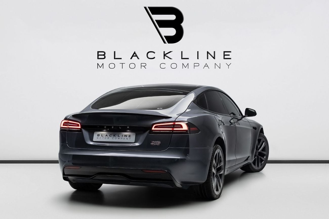 Tesla Model S PLAID BUY NOW, PAY 2027 | THE BLACKLINE STANDARD | Tesla Warranty, GCC