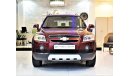 شيفروليه كابتيفا ONLY 101000 KM! Amazing Chevrolet Captiva 2009 Model!! in Maroon Color! GCC Specs