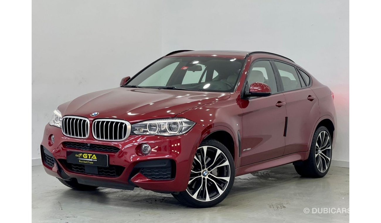 BMW X6 50i M Sport 2018 BMW X6 xDrive50i M-Sport, March 2025 BMW Warranty + Service Package, Very Low Kms, 