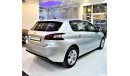 بيجو 308 SUPER NEAT & LOW MILEAGE Peugeot 308 Hatchback 2015 Model!! in Silver Color! GCC Specs