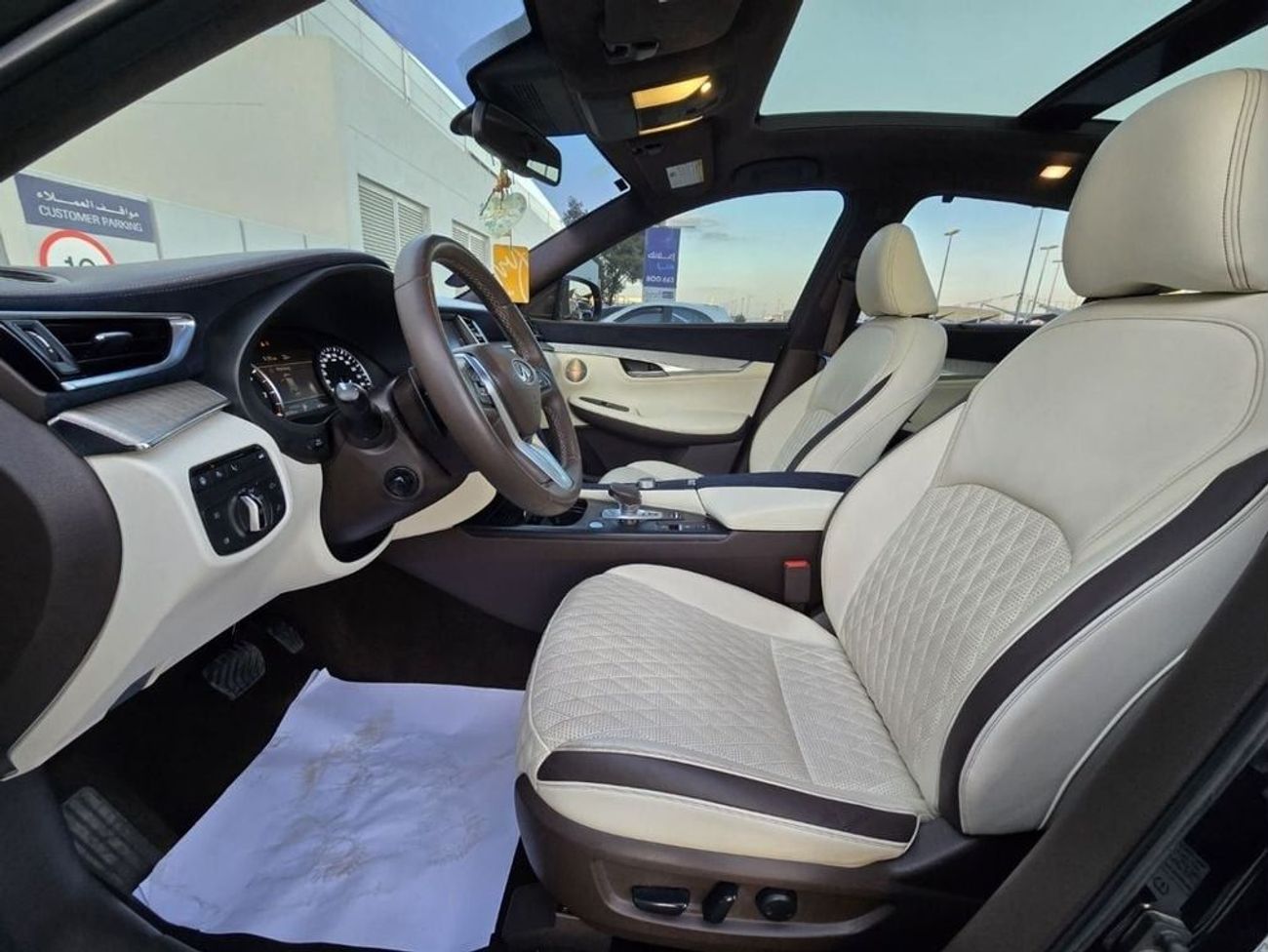 إنفينيتي QX50 Luxury 2.0L 4WD INFINITI QX50 2019 GCC ACCIDENT FREE // FULL OPITION // PERFECT CONDITION