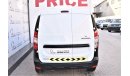 Renault Dokker AED 782 PM | 1.6L MAN CHILLER VAN GCC WARRANTY